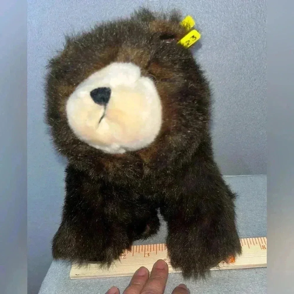 Zoona Yosemite Black Bear Tag # 123 Souvenir Plush Collectible